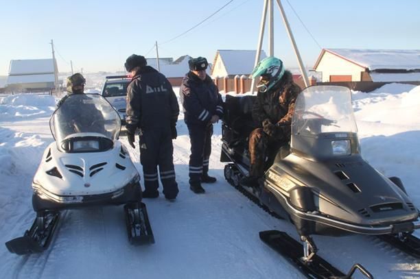 В Зеленодольском районе продолжается операция "Снегоход"